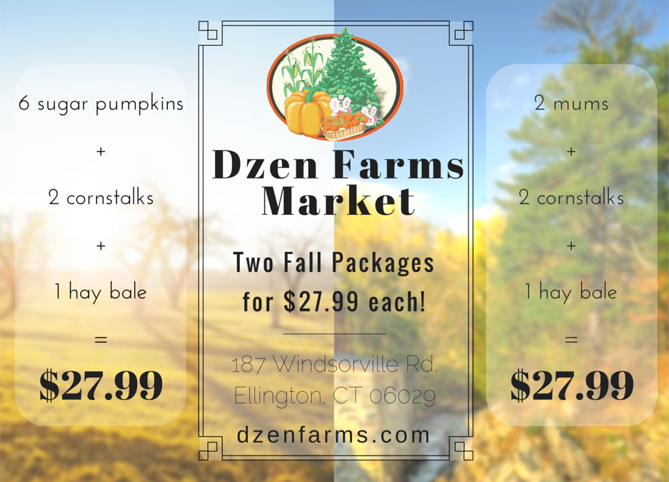 Dzen Farms Offers Package Deal On Fall Decorating Items